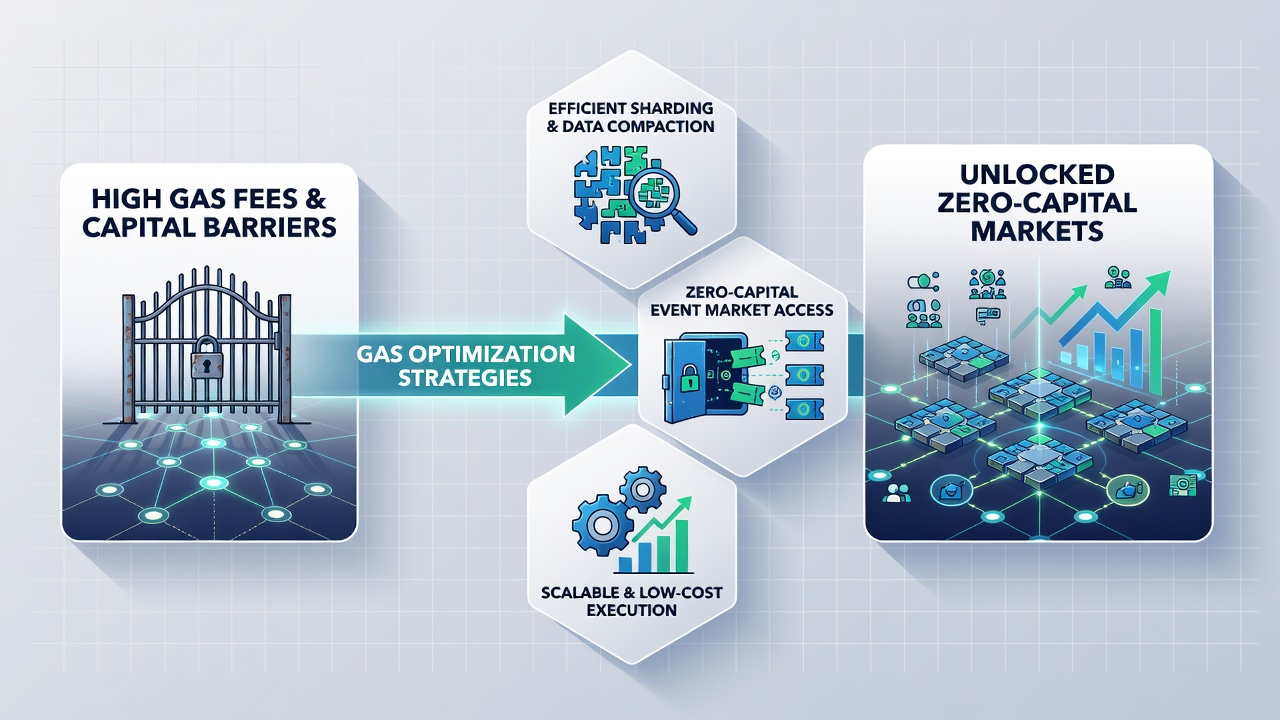 Illustration von zero-capital Transaktionen in optimierten sharded Netzwerken