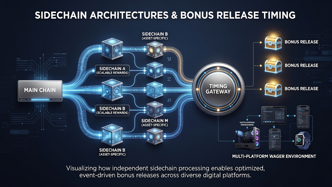 Visualisierung von Bonusfreigabeprozessen über Sidechains in digitalen Wettnetzwerken
